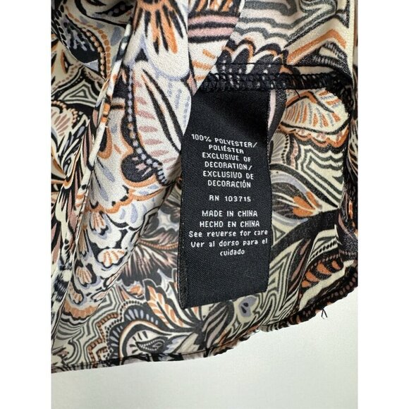 Zac & Rachel Woman’s Colorful Floral Boho Flowy Top Size Medium - Picture 5 of 6